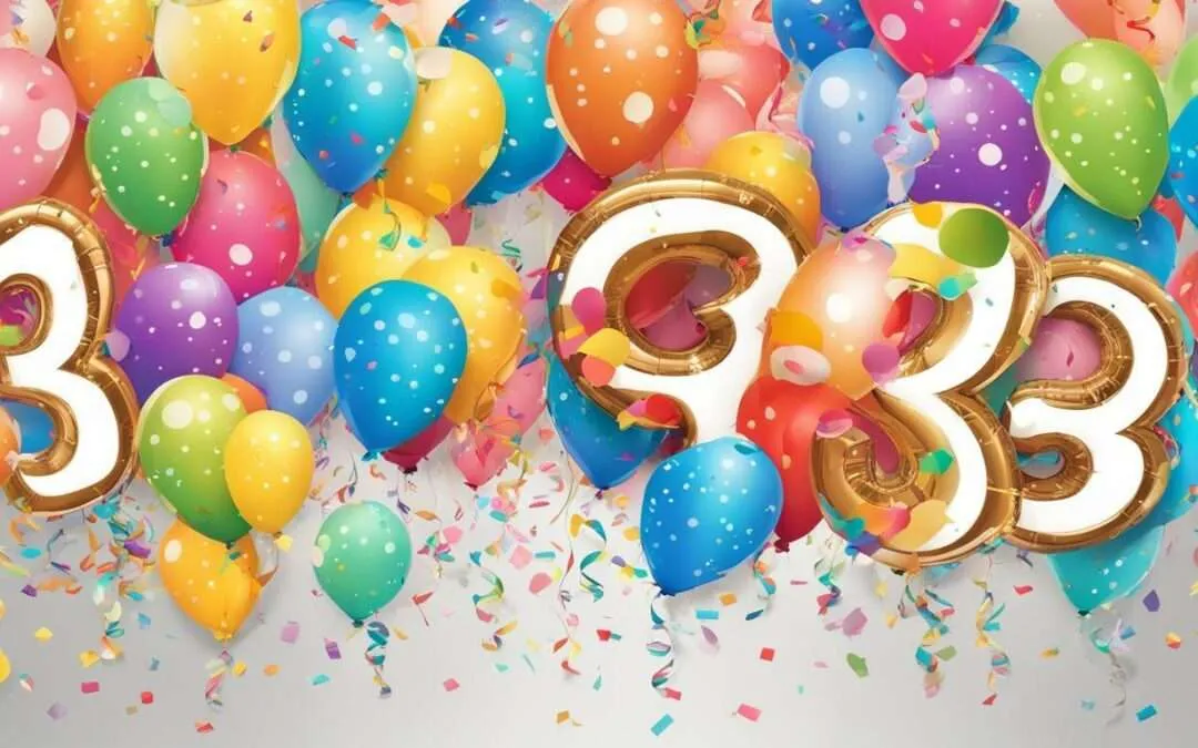 Herzlichen Glückwunsch zum 33. Geburtstag