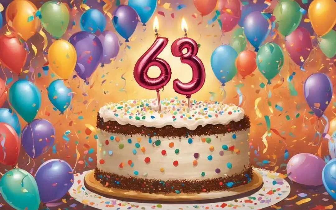 100 Unvergesslich Herzliche Glückwünsche zum 63. Geburtstag