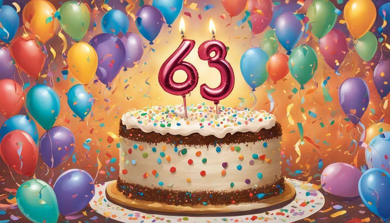 Herzlichen Glückwunsch zum 63 Geburtstag