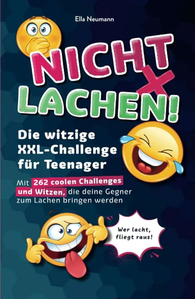 Ella Neumann Ravensburger NICHT Lachen XXL-Challenge Teenager witzig lustig buch witze emoji smiley