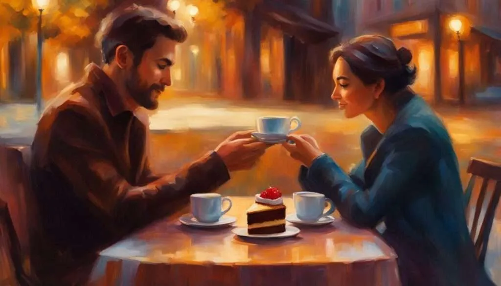 romantische Kaffee-und-Kuchen-Sprüche für Verliebte
