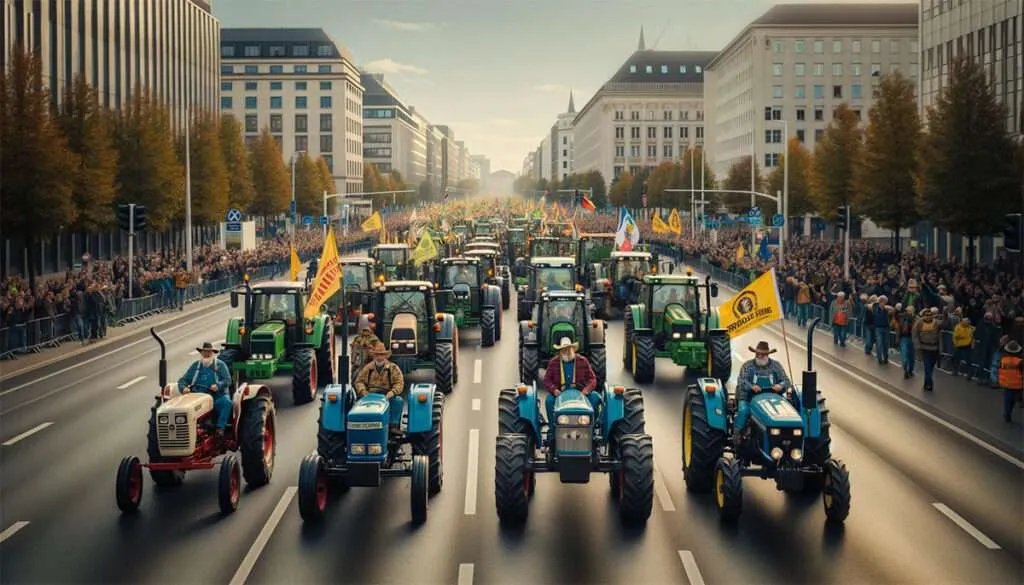 bauern proteste bauernproteste demo traktoren deutschland streik