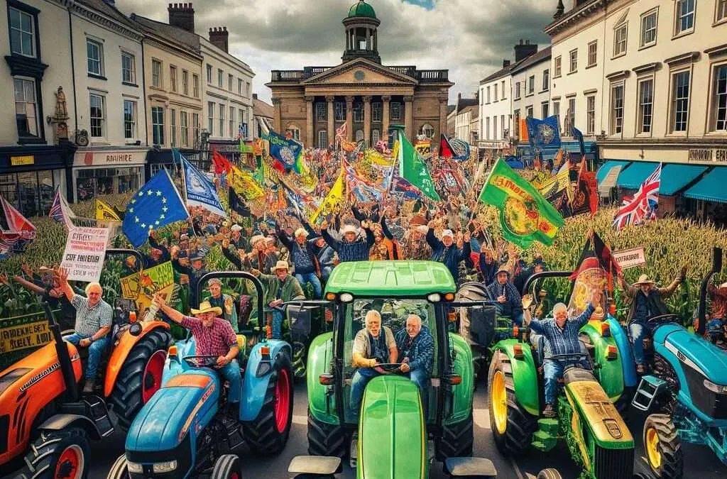 30 Bauernproteste Sprüche: Lustig, ernst, unterhaltend!