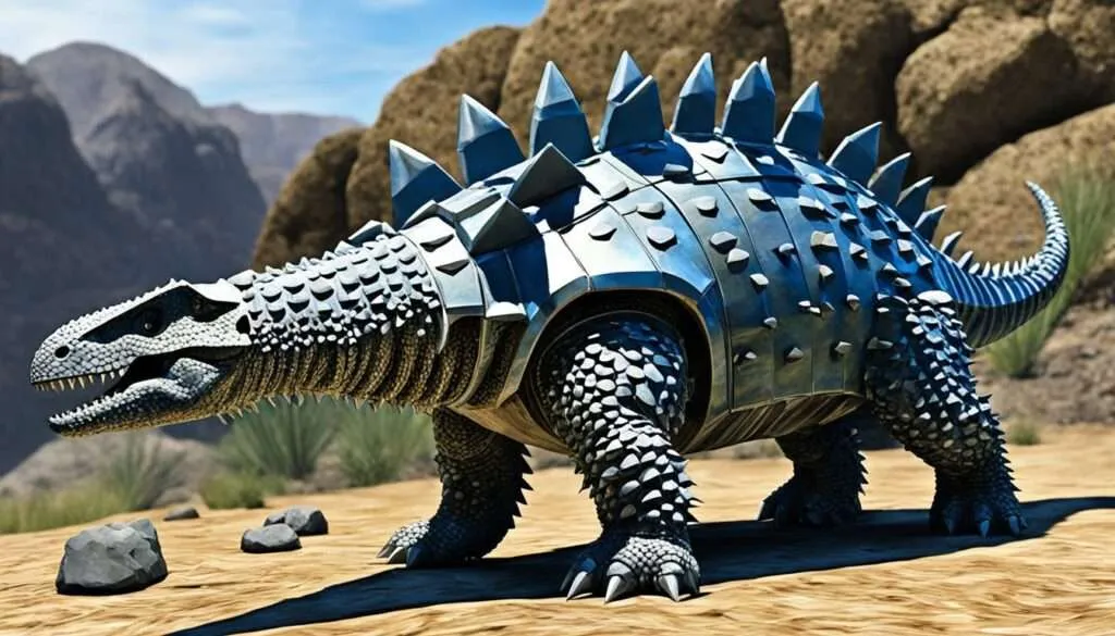 Ankylosaurus Panzerung und Schwanzkeule