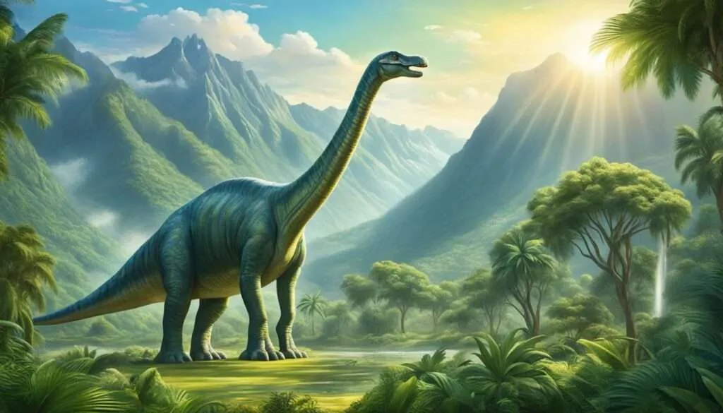 Brachiosaurus im Jura