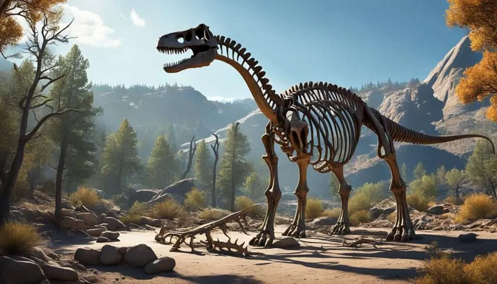 Brontosaurus Fossilien