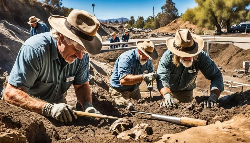 Fossilienfund des Säbelzahntigers in Rancho La Brea
