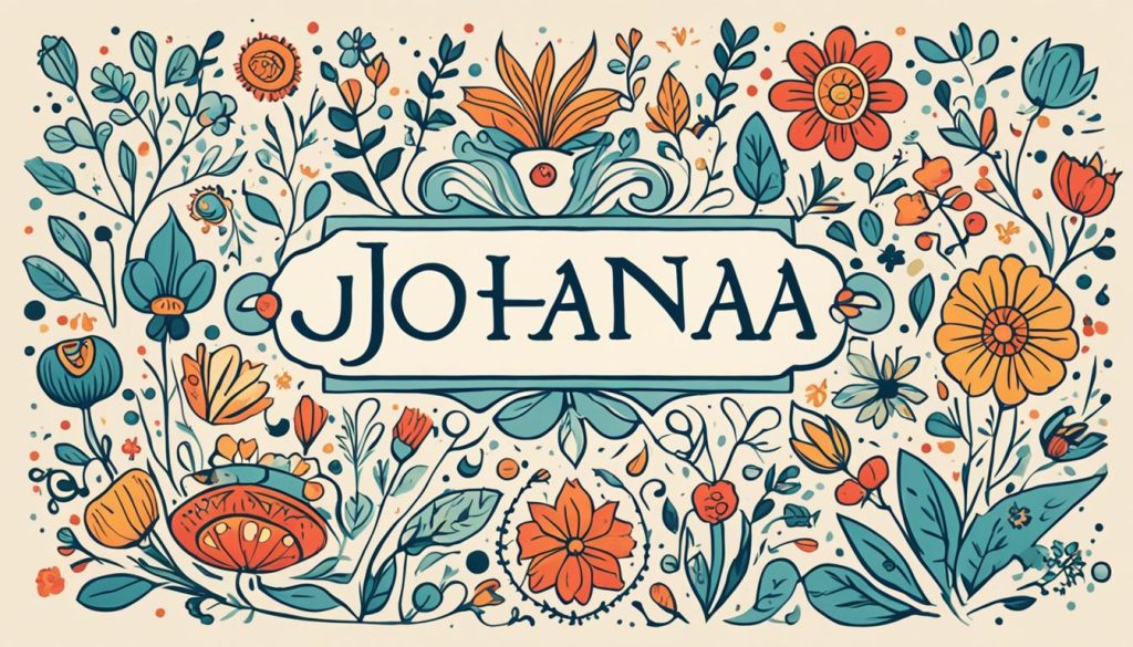 Herkunft und Varianten des Namens Johanna