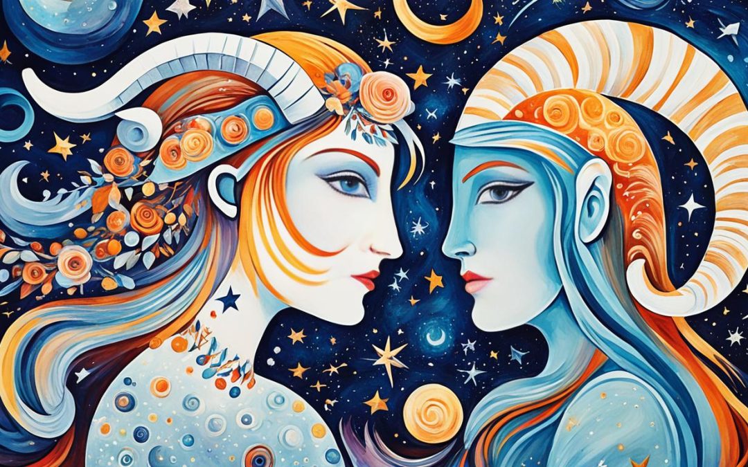 Jungfrau und Widder: Eine kosmische Liebesbeziehung