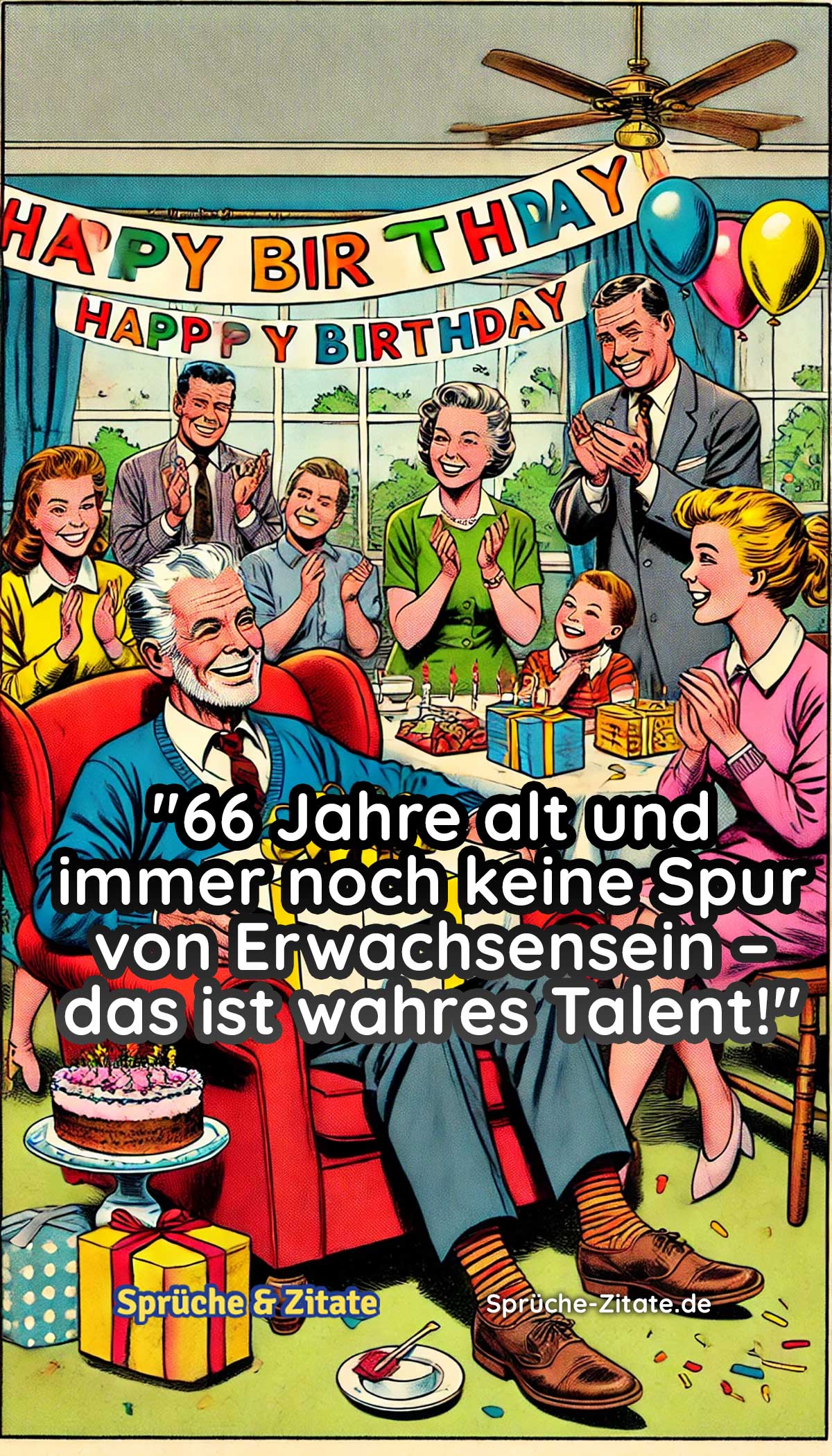 WhatsApp Geburtstagsbilder Kostenlos zum 66. Geburtstag 5
