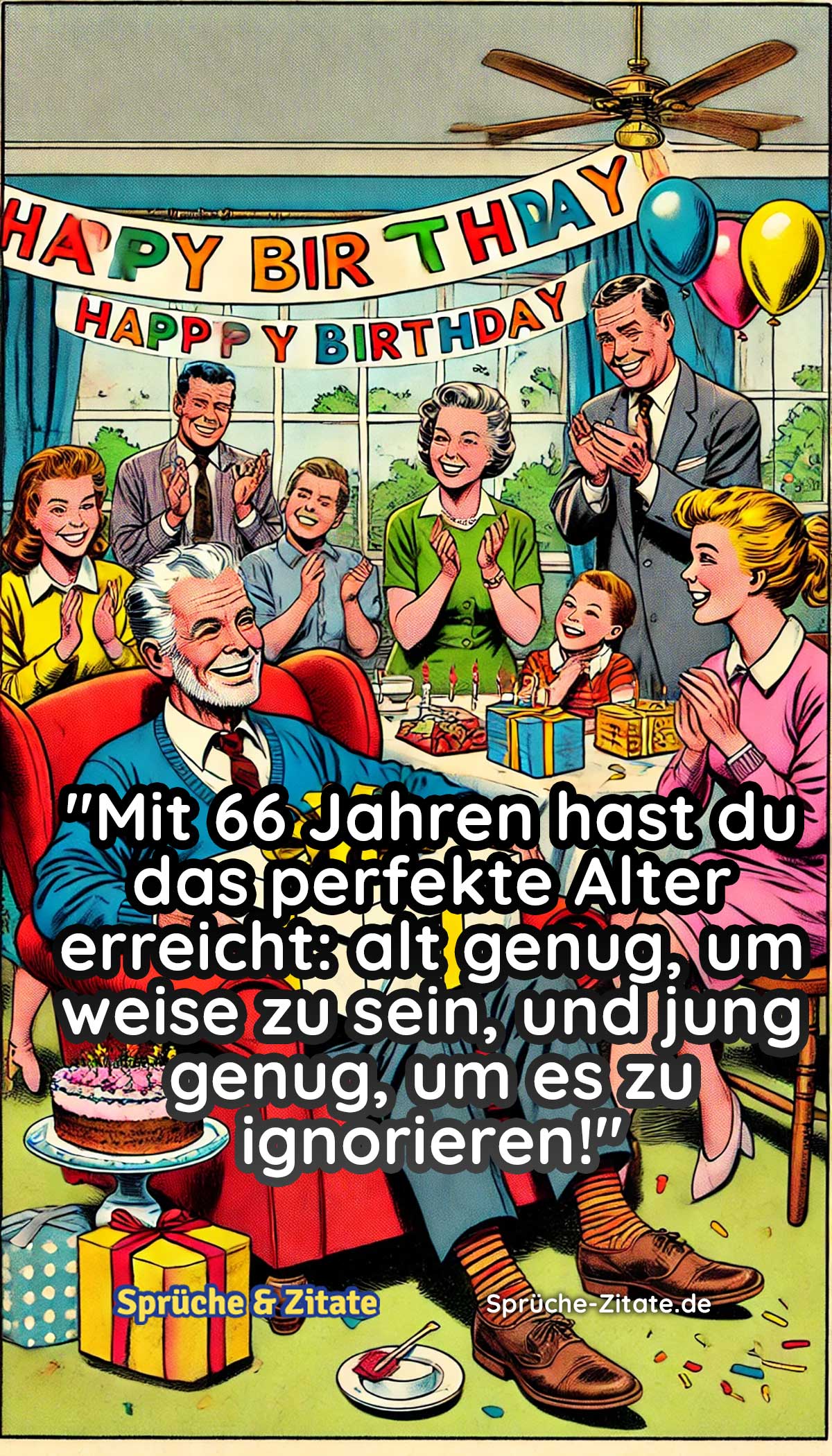 WhatsApp Geburtstagsbilder Kostenlos zum 66. Geburtstag 3