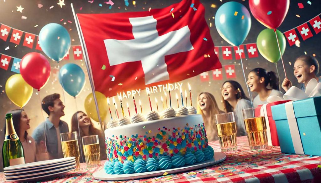 Schweizerische Geburtstagswünsche mit Übersetzung (deutsch)