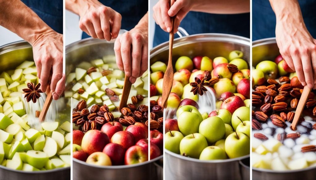 Apfelbrei zubereiten ohne Zucker