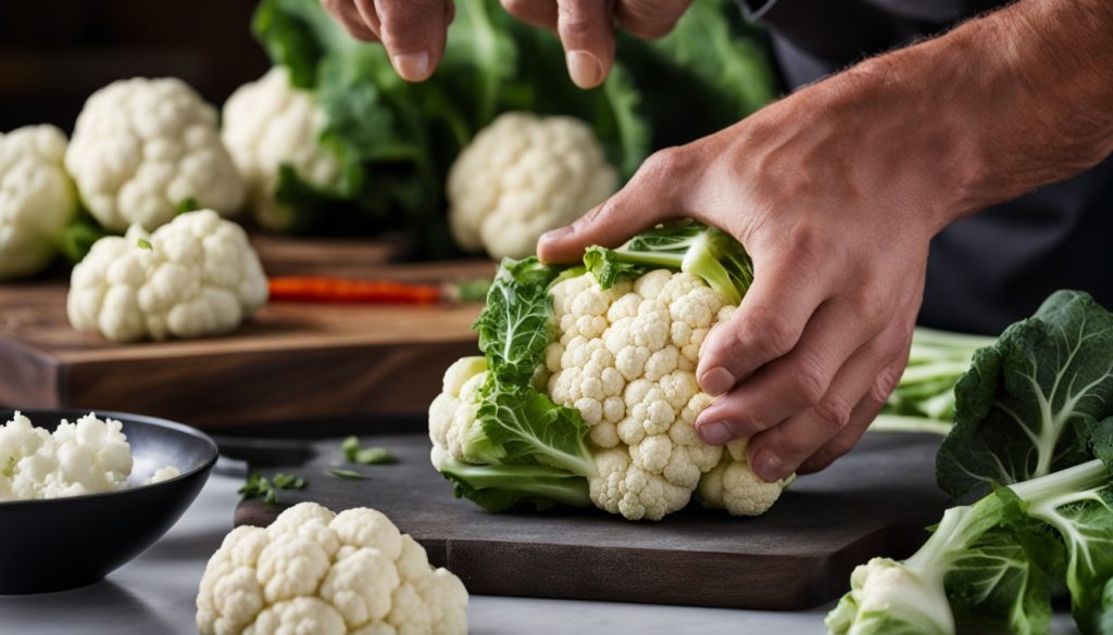 Blumenkohl vorbereiten