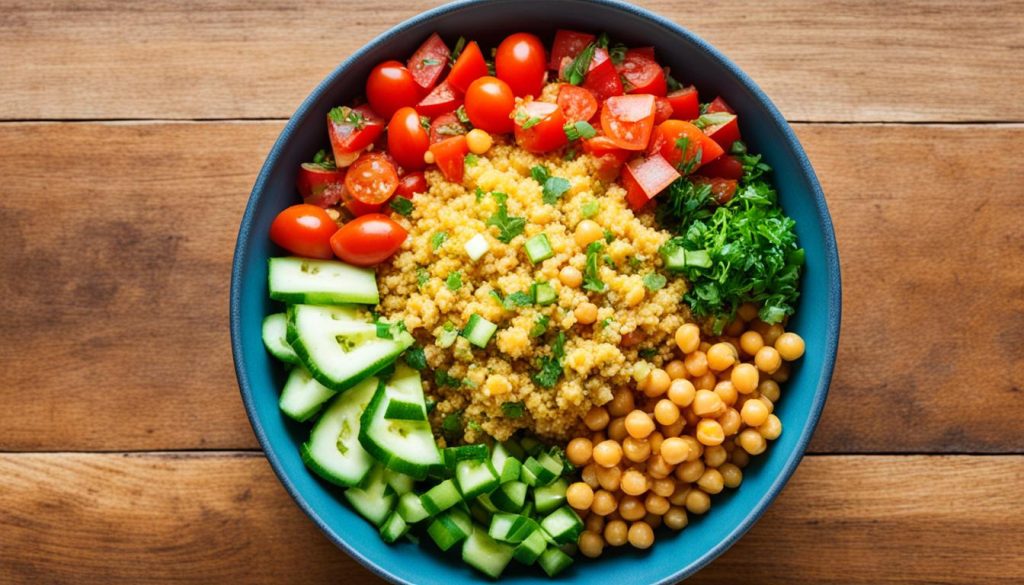 Bulgur in vegetarischen Gerichten