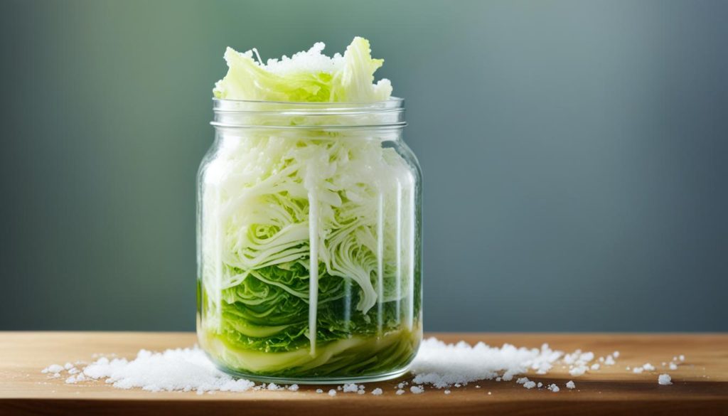 Gesunde Fermentation von Sauerkraut