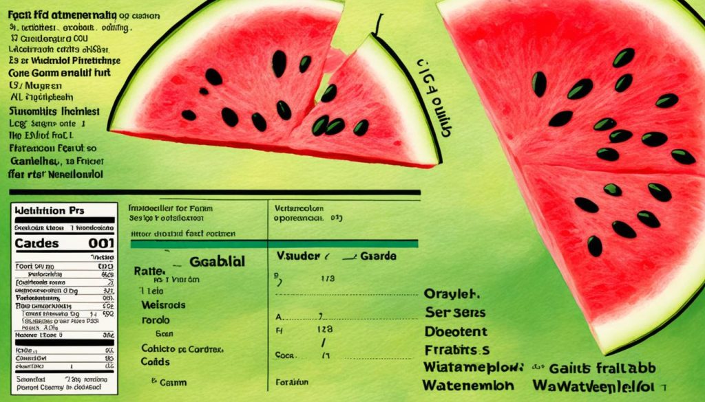 Wassermelone Nährwerte